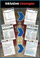 Vorschau - Arbeitsblätter - Napoleon & Der Wiener Kongress – Test, Quiz & Arbeitsblätter | Deutschland & Europa unter der Herrschaft Napoleons | Geschichte 7. Klasse - Seite 1