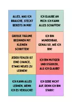 Vorschau - Bildkarten - Motivierende Sprüche für Kinder - Seite 2