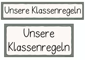 Vorschau - Poster - Eulenklasse- Unsere Klassenregeln - Seite 1