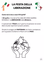 anteprima - Serie di lezioni - LA FESTA DELLA LIBERAZIONE - Pagina di copertina