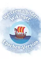 Vorschau - Arbeitsblätter - Weitermalbilder - Wikinger - Deckblatt