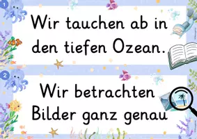 Vorschau - Unterrichtsreihen - Reihentransparenz Bildergeschichte Tief im Ozean - Seite 3