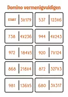 Voorbeeld - Domino vermenigvuldigen (HTExE of ExHTE) - Voorblad