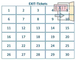 Vorschau - Anderer Materialtyp - Exit-Ticket Station - Für Sticky Notes - Deckblatt