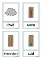 Vorschau - Präsentationen/Tafelbilder - Weather / Bildkarten / Englisch / FREEBIE - Seite 3
