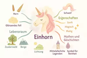 Vorschau - Arbeitsblätter - Arbeitsblätter zum Thema "Einhorn" + Lösung & MP3 + Mindmap - Seite 3