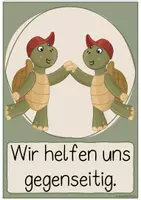 Vorschau - Poster - Schildkrötenklasse- Unsere Klassenregeln - Seite 1