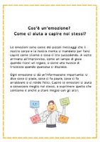 anteprima - Materiale di supporto/inclusione - EDUCAZIONE EMOTIVA - Pagina 1