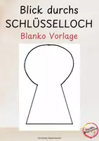 Vorschau - Mal- und Bastelvorlagen - FREEBIE: Blick durchs Schlüsselloch - Vorlage - Deckblatt