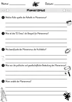 Vorschau - Arbeitsblätter - AB Manierismus | Kunst | Arbeitsblätter mit Fragen + Lösungen - Seite 2