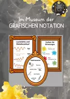 Vorschau - Poster - Grafische Notation (Aushänge) - Musik sichtbar machen! - Deckblatt