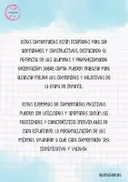Vista previa - Tarjetas / Manipulativos - Comentarios para Informes en Positivo – Educación Infantil - página 1