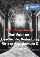 Vorschau - Stundenentwürfe - Stundenentwurf: Der Petersdom – Architektur, Liturgie und Symbolik - Deckblatt