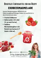 Vorschau - Arbeitsblätter - Erdbeer-Marmelade kochen im Unterricht Rezept ab 5.Klasse - Seite 1