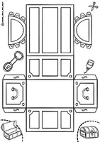 Vorschau - Spiele - Bastelvorlage "DIY 3D-Schatztruhe" / Schatzsuche Piraten - Seite 2