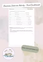 Vorschau - Arbeitsblätter - Third Conditional grammar exercises - Deckblatt