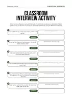 Vorschau - Spiele - Classroom interview activity - Conditionals - Seite 1