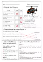 Vorschau - Arbeitsblätter - Wie fliegen Hubschrauber? - Leseförderung mit Sachwissen - Seite 3
