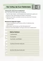 Vorschau - Arbeitsblätter - Der Aufbau und Sicherheitsmerkmale von Euro-Geldscheinen - Seite 2