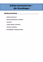 Vorschau - Arbeitsblätter - Mathe 1.Klasse - Aufgaben zu jedem Thema - Seite 1