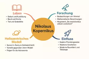 Vorschau - Arbeitsblätter - Arbeitsblätter zum Thema "Nikolaus Kopernikus" + Lösung & MP3 + Mindmap + Infografik - Seite 2