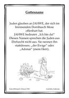 Vorschau - Arbeitsblätter - Lerntheke Judentum - Seite 3