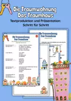 Vorschau - Poster - Textproduktion und Präsentation – Mein Traumhaus (DaF/DaZ) - Deckblatt