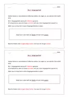 Vorschau - Merkblätter - Hefteintrag zur 1. und 2. Vergangenheit - Deckblatt