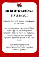 anteprima - Compiti in classe/Test - Compiti per le vacanze di Natale (KIT DI SOPRAVVIVENZA) - Pagina di copertina