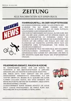 Vorschau - Arbeitsblätter - (Unfall)Berichte untersuchen - Seite 1