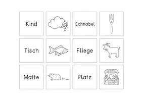 Vorschau - Stationenlernen - Paare finden - Reimwörter - Seite 3