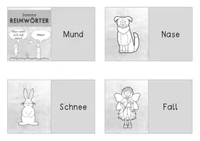 Vorschau - Stationenlernen - Domino - Reimwörter - Seite 2
