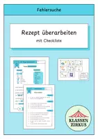 Vorschau - Arbeitsblätter - Rezept überarbeiten - Deckblatt