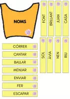 Vista previa - Tarjetas / Manipulativos - Joc de noms, verbs i adjectius - página 3