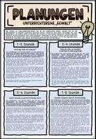 Vorschau - Lehrpläne/Lehrermaterial - Inhalts- und Planungsempfehlungen zu meiner Unterrichtsreihe Gewalt - Seite 1