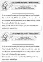 Vorschau - Arbeitsblätter - Sommergeschichten zum Weiterschreiben - Seite 3