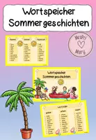 Vorschau - Merkblätter - Wortspeicher Sommergeschichten - Deckblatt