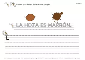 Vista previa - Hojas de trabajo - colores del otoño LECTO - página 3