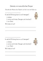 Vorschau - Arbeitsblätter - Gelenke - Informationstexte (Gruppenpuzzle) und Tafelmaterial - Deckblatt