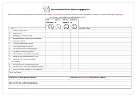 Vorschau - Fördermaterial/Inklusion - Reflexionsbögen für ein Entwicklungsgespräches - Seite 2