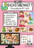 Vorschau - Arbeitsblätter - Buchstabeneinführung und Buchstabenheft "Sch" - Deckblatt