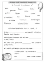 Vorschau - Arbeitsblätter - Wortarten im Sommer (11 Arbeitsblätter) - Seite 3