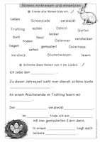 Vorschau - Arbeitsblätter - Wortarten im Frühling (11 Arbeitsblätter) - Seite 2