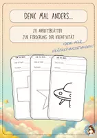 Vorschau - Arbeitsblätter - Denk Mal Anders... – Kreatives Denken fördern (Teil 4) - Deckblatt