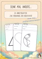 Vorschau - Arbeitsblätter - Denk Mal Anders... – Kreatives Denken fördern (Teil 1) - Deckblatt