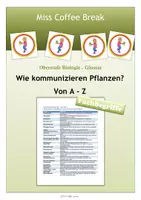 Vorschau - Merkblätter - Wie kommunizieren Pflanzen - Von A - Z - Deckblatt