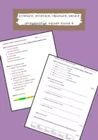 Vorschau - Test - Verben auf -dre | attendre, entendre, perdre, répondre | unregelämßige Verben | Klasse 6 - Deckblatt