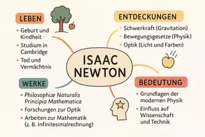 Vorschau - Arbeitsblätter - Arbeitsblatt "Isaac Newton" + Onlineübung & MP3 + Mindmap + Infografik - Seite 3
