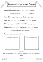 Vorschau - Stundenentwürfe - 4. Sequenz richtig Zähneputzen - Merkplakat & Wortspeicherkarten - KAI - Seite 2