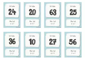 Vorschau - Spiele - Mathe Lesespiele - wachsendes Materialpaket (ZR 100) - Seite 2